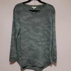 Jane and Delancey Camo Long Sleeve Shirt